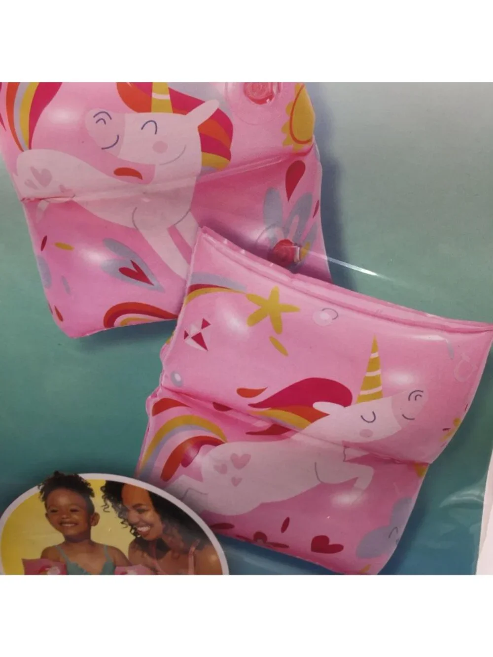 Set Swim Floaties Unicorn Blue Sea Life Dolphins Turtles Horse Blue Pink